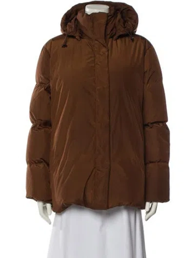 Pre-owned Jenni Kayne Down Coat In Brown