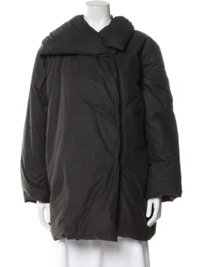 Pre-owned Jenni Kayne Down Coat In Gray