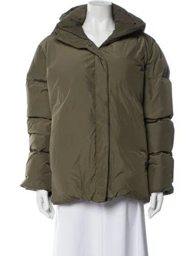 Pre-owned Jenni Kayne Down Coat In Green