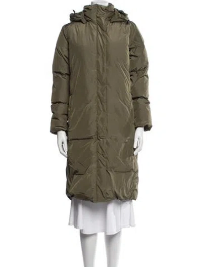 Pre-owned Jenni Kayne Down Coat In Green
