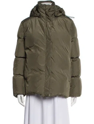 Pre-owned Jenni Kayne Down Coat In Green