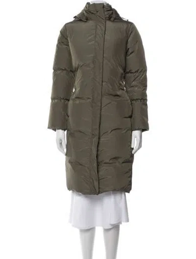 Pre-owned Jenni Kayne Down Coat In Green