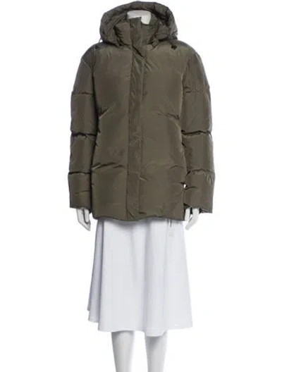 Pre-owned Jenni Kayne Down Coat In Green