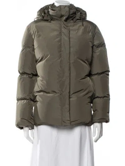 Pre-owned Jenni Kayne Down Coat In Green