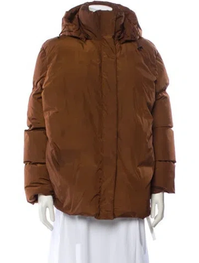 Pre-owned Jenni Kayne Down Jacket In Brown