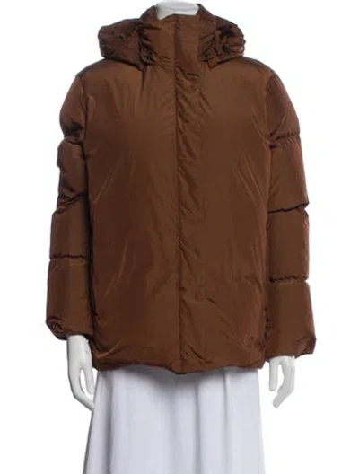 Pre-owned Jenni Kayne Down Jacket In Brown