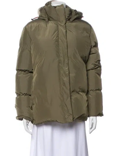Pre-owned Jenni Kayne Down Jacket In Green