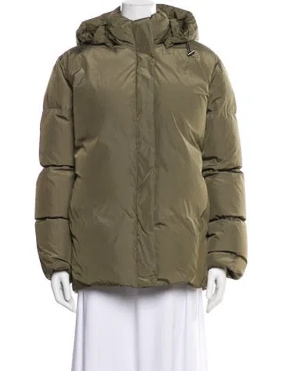 Pre-owned Jenni Kayne Down Jacket In Green