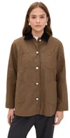 Jenni Kayne Eaton Chore Jacket Dulce In Brown
