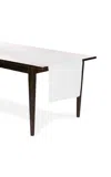 Jenni Kayne Exclusive Frayed Linen Runner In White