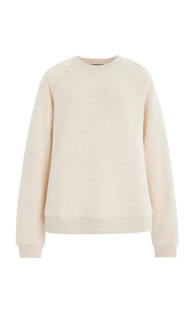 Jenni Kayne Exclusive Saturday Cotton-blend Sweatshirt In Ivory