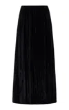 Jenni Kayne Exclusive Stella Velvet Skirt In Black