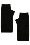 Jenni Kayne Fingerless Cashmere Gloves In Black