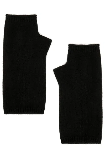 Jenni Kayne Fingerless Cashmere Gloves In Black