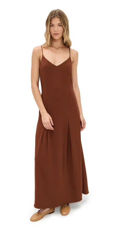 JENNI KAYNE FLORENCE SLIP DRESS RUST