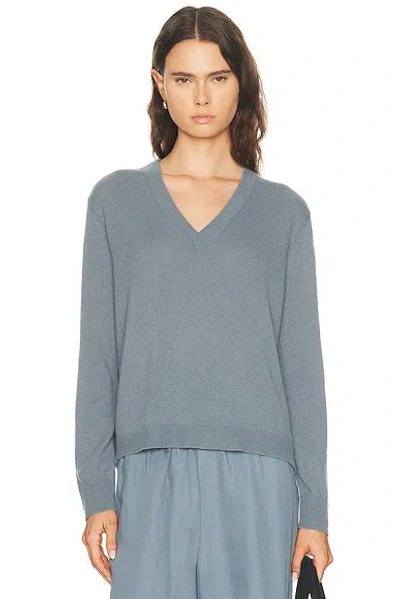 Jenni Kayne Flynn Cashmere Sweater In Blue