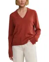 Jenni Kayne Flynn Cashmere Sweater In Brown
