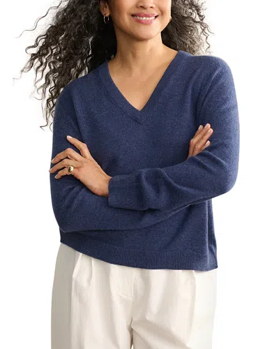 Jenni Kayne Flynn Cashmere Sweater In Denim