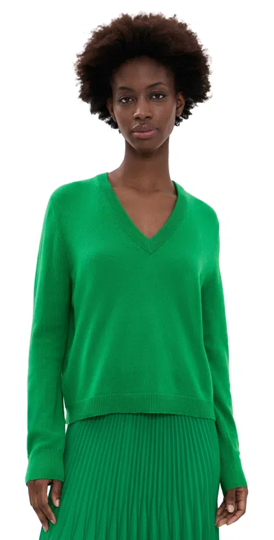 Jenni Kayne Flynn Cashmere Sweater Green