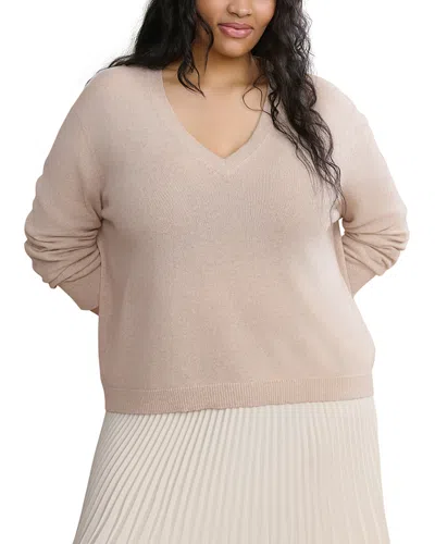 Jenni Kayne Flynn Cashmere Sweater In Pink
