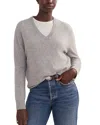 Jenni Kayne Flynn Cashmere V Neck Sweater In Grey