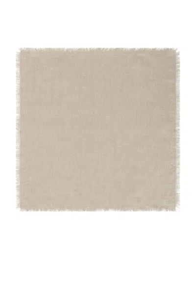 Jenni Kayne Frayed Linen Napkin In Natural