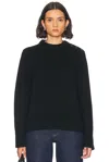 Jenni Kayne Grace Crewneck Sweater In Black