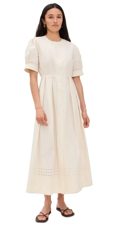 JENNI KAYNE HARPER DRESS WARM IVORY