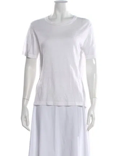 Pre-owned Jenni Kayne Hemp Crew Neck T-shirt In Blue