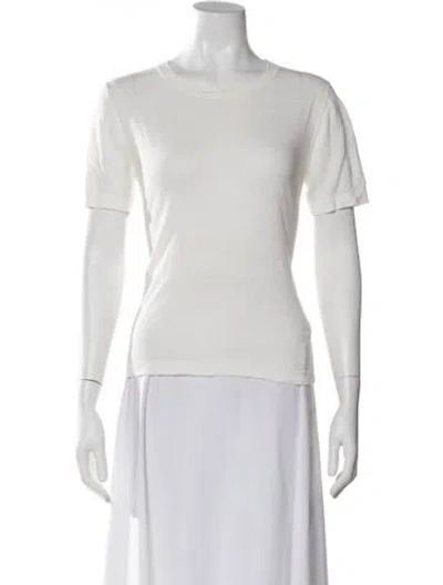 Pre-owned Jenni Kayne Hemp Crew Neck T-shirt In Neutral