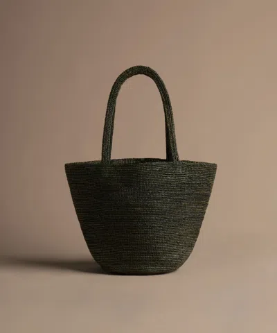 Jenni Kayne Hollis Top Handle Bag In Green