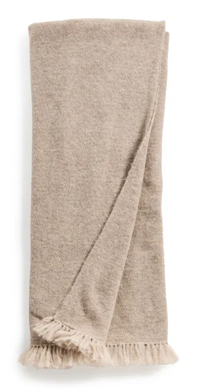 Jenni Kayne Hudson Throw Oatmeal In Brown