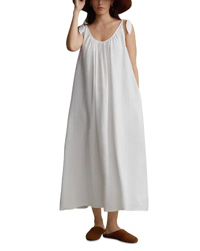 Jenni Kayne Iris Shoulder Tie Dress In White