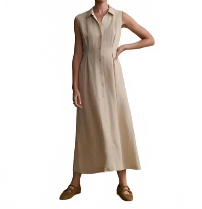 Jenni Kayne Jayne Dress In Raw In Brown