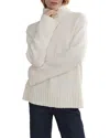 Jenni Kayne Cashmere Jet Turtleneck Sugar M In Ivory