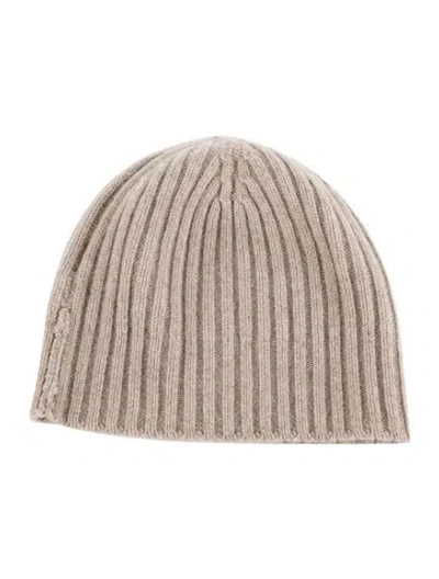 Pre-owned Jenni Kayne Knitted Beanie In Neutral