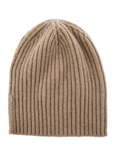 Pre-owned Jenni Kayne Knitted Beanie In Neutral