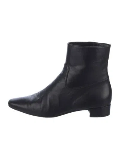 Pre-owned Jenni Kayne Leather Boots In Black
