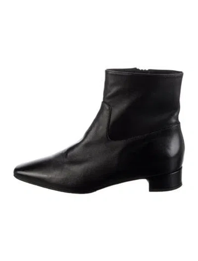 Pre-owned Jenni Kayne Leather Boots In Black