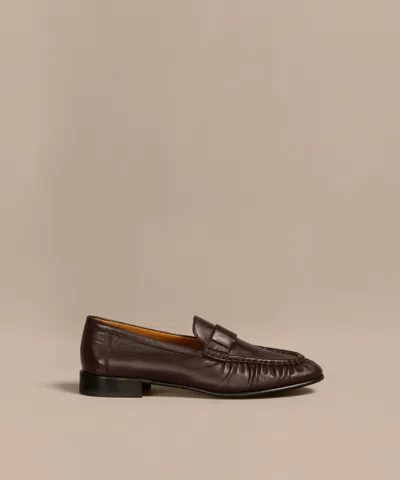 Jenni Kayne Leather Dylan Loafer In Brown