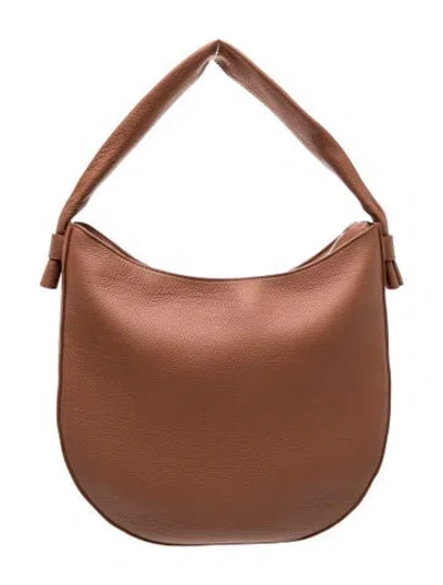 Pre-owned Jenni Kayne Leather Hobo In Black