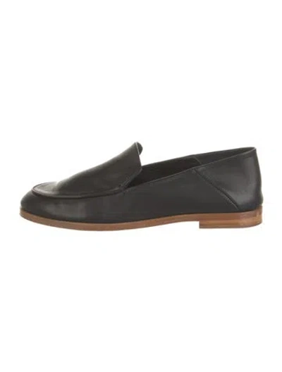 Pre-owned Jenni Kayne Leather Loafers In Black