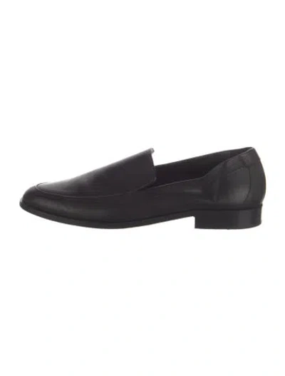 Pre-owned Jenni Kayne Leather Loafers In Black/blue