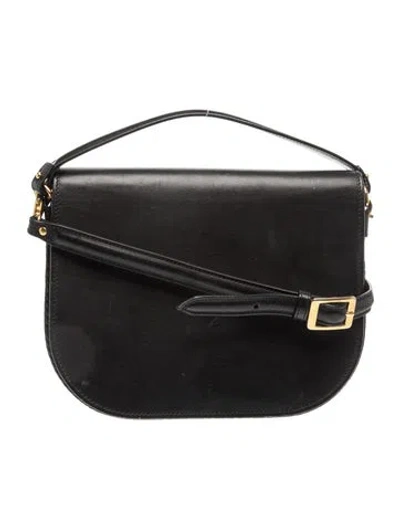 Pre-owned Jenni Kayne Leather Shoulder Bag In Black