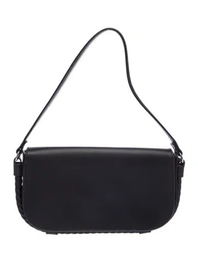 Pre-owned Jenni Kayne Leather Shoulder Bag In Black
