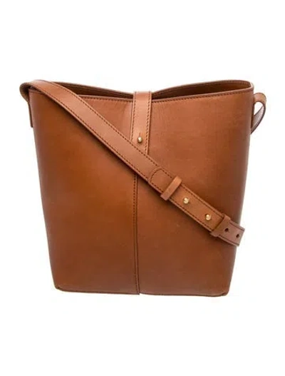 Pre-owned Jenni Kayne Leather Shoulder Bag In Brown