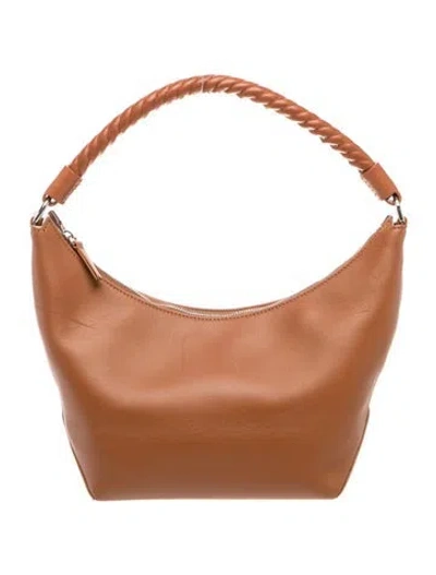Pre-owned Jenni Kayne Leather Shoulder Bag In Brown