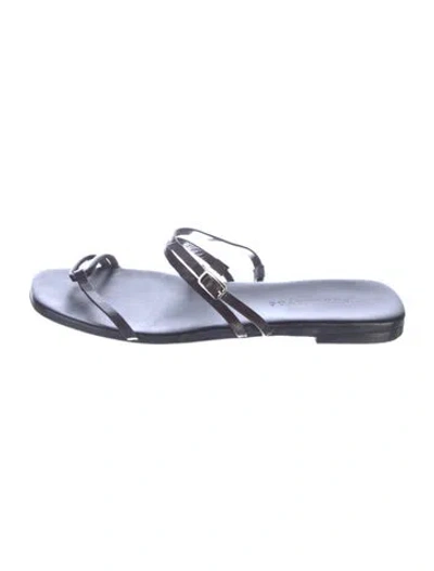 Pre-owned Jenni Kayne Leather Slippers In Multi