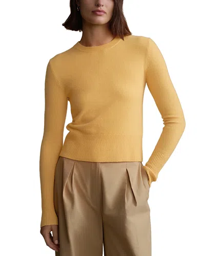 Jenni Kayne Leni Cashmere Sweater In Orange
