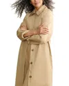 Jenni Kayne Leo Trench Coat In Dark Khaki